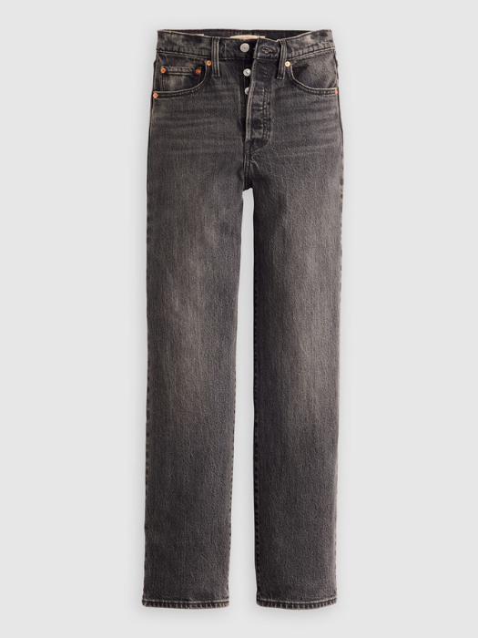 Levi's Женские Джинсы Чёрные Ribcage Full Length Slim Straight [6]