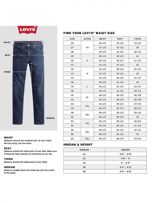 Levi's Мужские Джинсы Темно-Синие 502 Tapered [5]