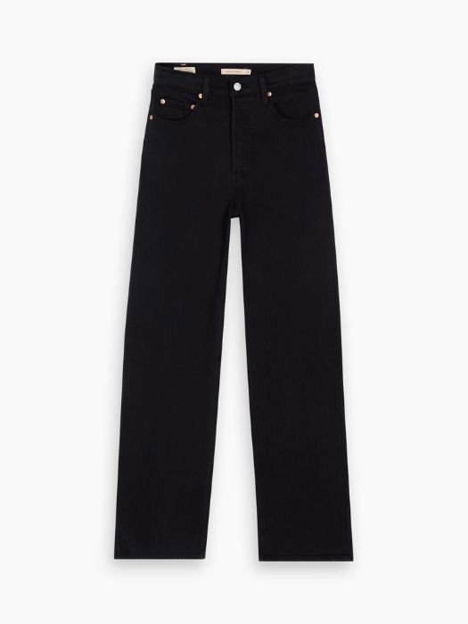 Levi's Женские Джинсы Чёрные Ribcage Full Length Straight [8]
