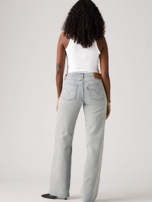 Levi's Blugi Albastri Low Loose Loose Femei [4]