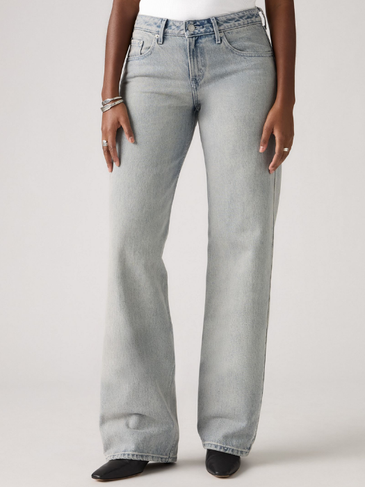 Levi's Blugi Albastri Low Loose Loose Femei [3]