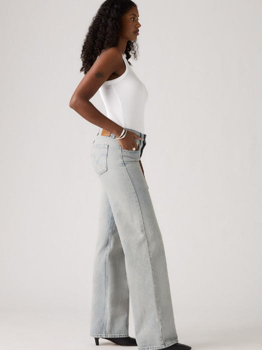 Levi's Blugi Albastri Low Loose Loose Femei [2]