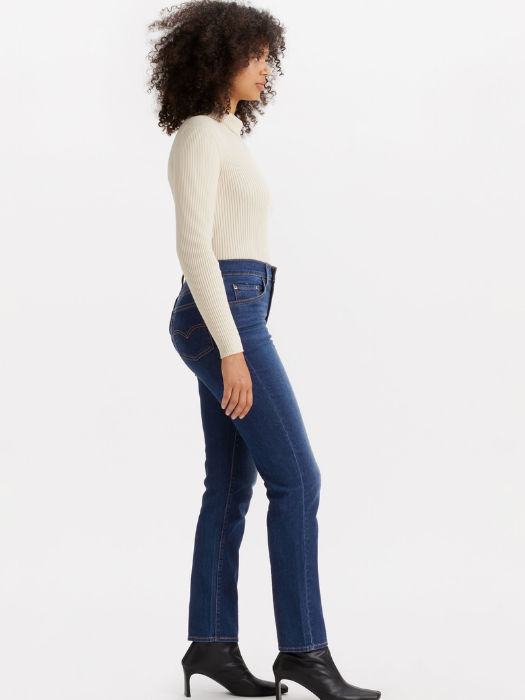 Levi's Blugi Navy 724 Straight Femei [2]