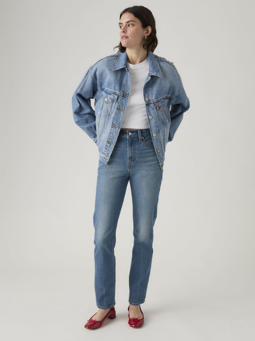 Levi's Женские Джинсы Синие WEDGIE SLIM Slim [5]