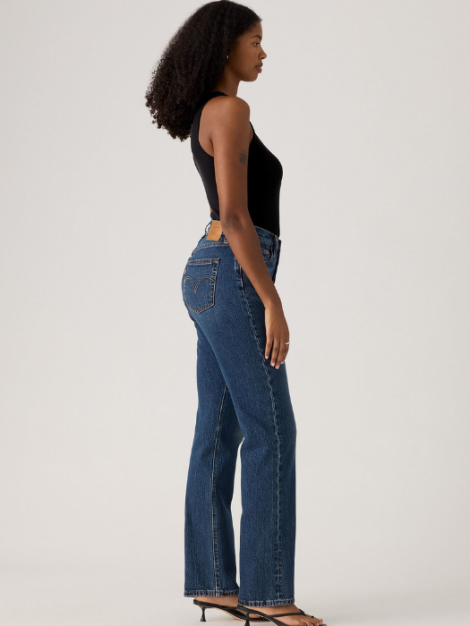 Levi's Blugi Navy 501 Curve Straight Femei [3]