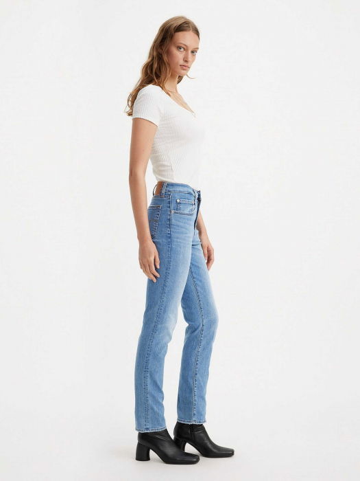 Levi's Женские Джинсы Синие 724 Straight [3]