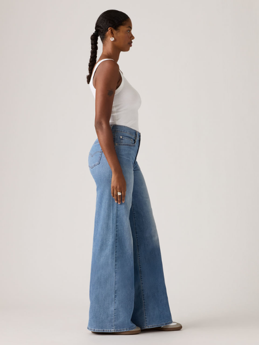 Levi's Blugi Albastri 728 Wide Leg Femei [2]