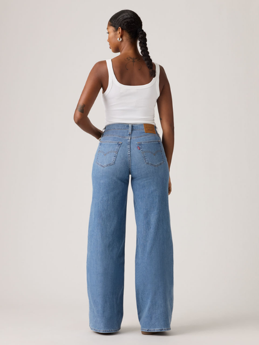 Levi's Blugi Albastri 728 Wide Leg Femei [3]