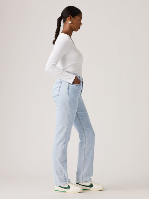 Levi's Blugi Curious Dawn Lightweight 501 Curve Straight Femei [2]