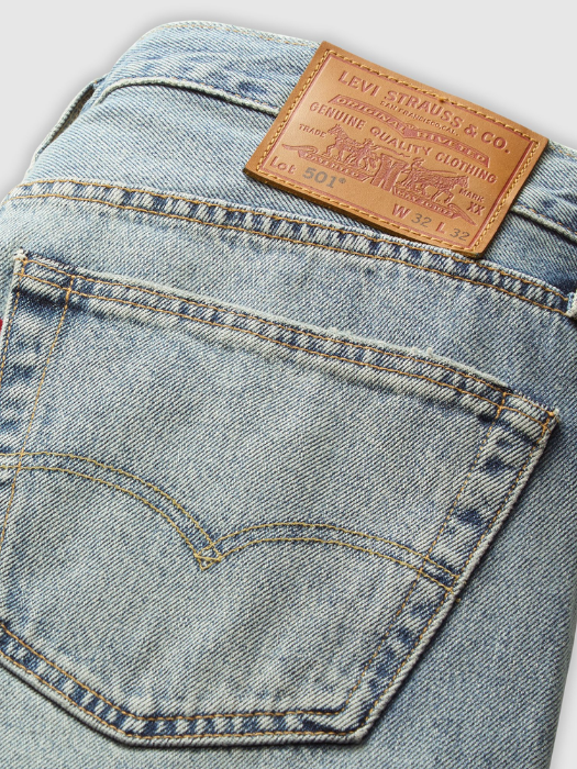 Levi's Blugi Albastri 501 Regular Barbati [6]