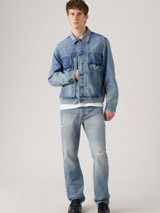 Levi's Blugi Albastri 501 Regular Barbati [4]