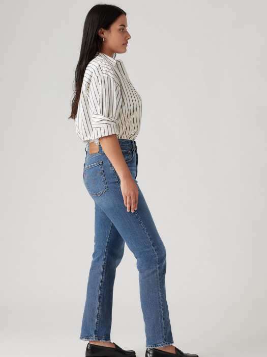 Levi's Женские Джинсы Синие 501 Straight [5]