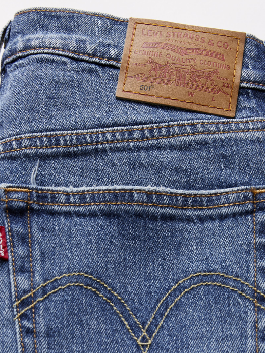Levi's Женские Джинсы Синие 501 Straight [7]