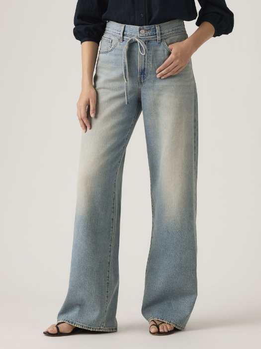 Levi's Blugi Albastri Xl Straight Loose Straight Femei [4]