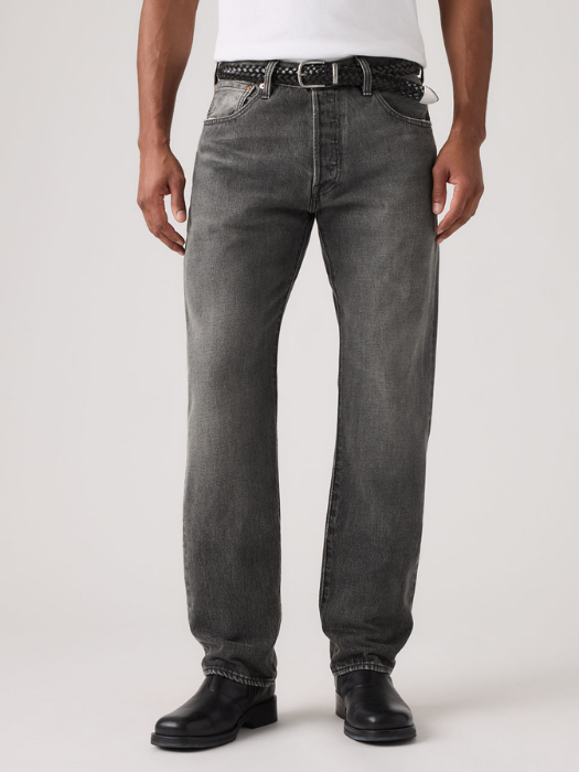 Levi's Blugi Gri Inchis 501 Relaxed Barbati [3]