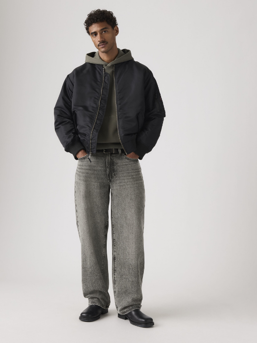 Blugi Gri Inchis 578 Baggy Barbati [5]