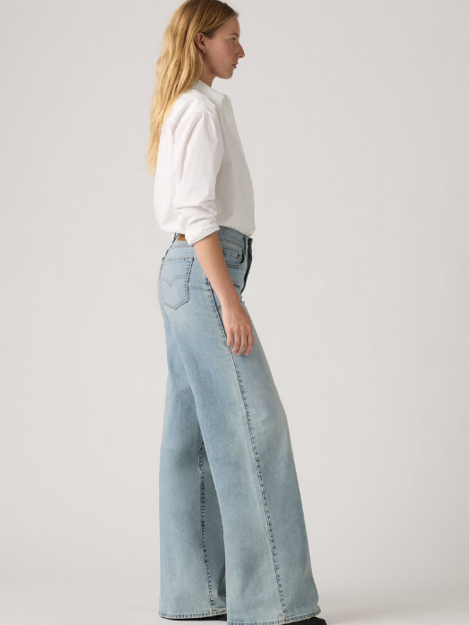 Levi's Blugi Albastri 728 Wide Leg Femei [4]