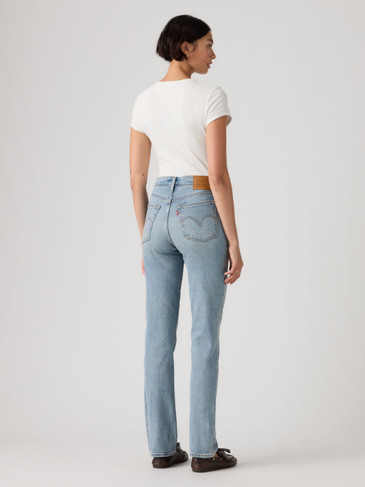Levi's Blugi Albastri WEDGIE SLIM Slim Femei [5]