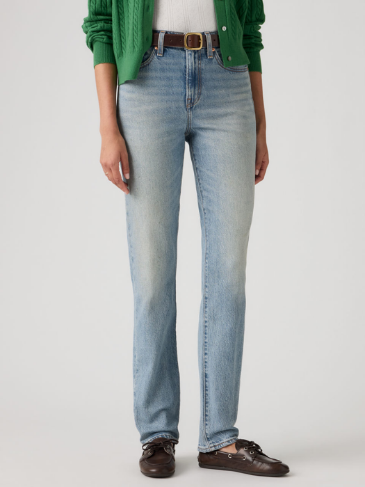 Levi's Blugi Albastri WEDGIE SLIM Slim Femei [2]