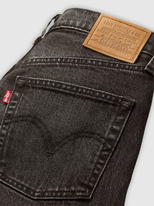 Levi's Blugi Gri Inchis RIBCAGE Straight Femei [6]