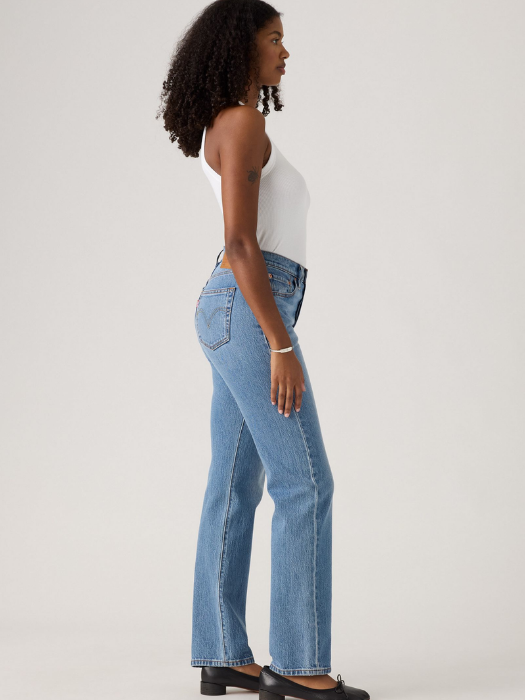 Levi's Blugi Albastri 501 Curve Straight Femei [2]