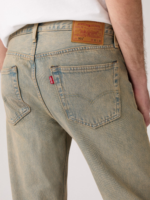 Levi's Blugi Gri 501 Regular Barbati [6]