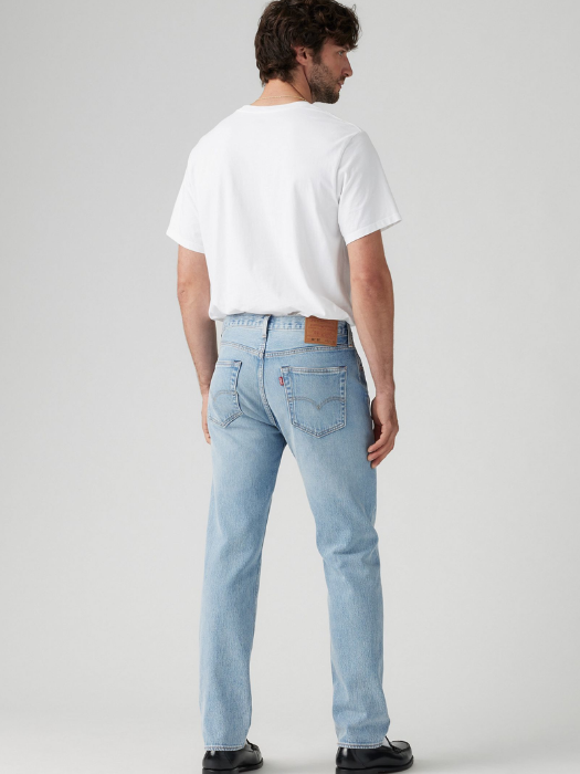 Levi's Blugi Albastri Deschisi 501 slim taper Slim Taper Barbati [4]