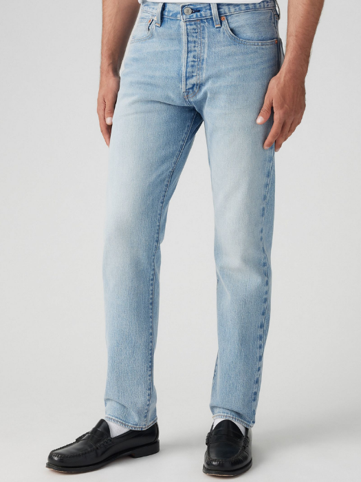 Levi's Мужские Джинсы Светло-Синие 501 slim taper Slim Taper [5]