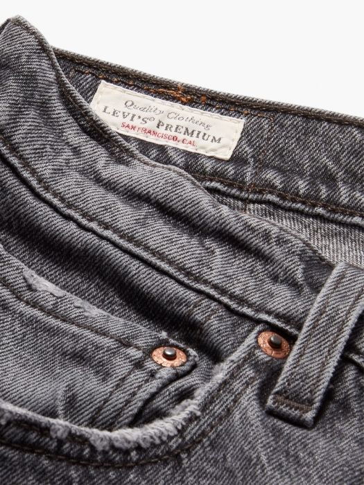 Levi's Женские Джинсы Светло-Серые 501 Straight [4]