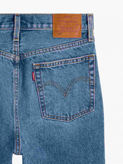 Levi's Женские Джинсы Синие 501 CROP Straight [3]