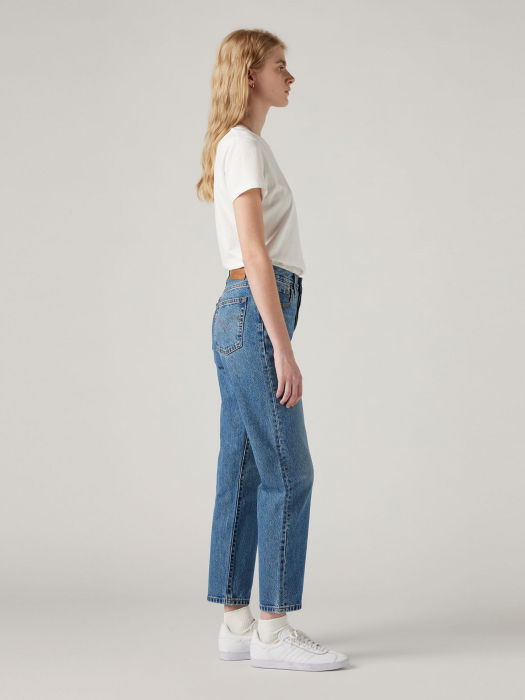 Levi's Женские Джинсы Синие 501 CROP Straight [6]