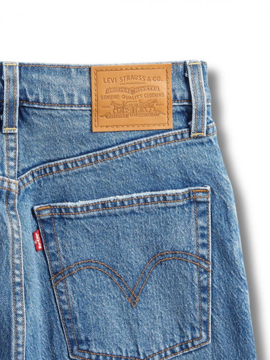 Levi's Женские Джинсы Синие Ribcage Full Length Straight [6]