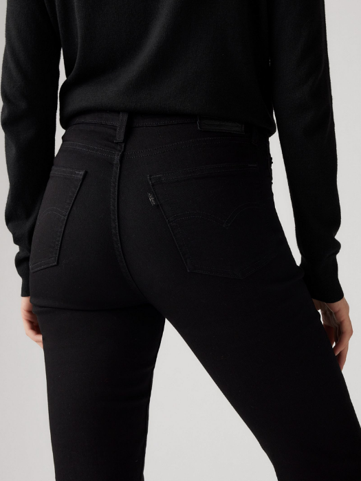 Levi's Blugi Negri 724 Straight Femei [6]