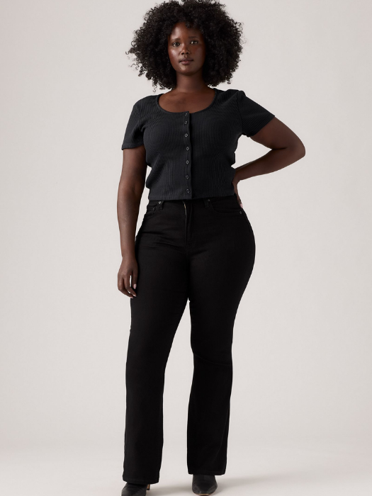 Levi's Женские Джинсы Чёрные 726 Flare [7]