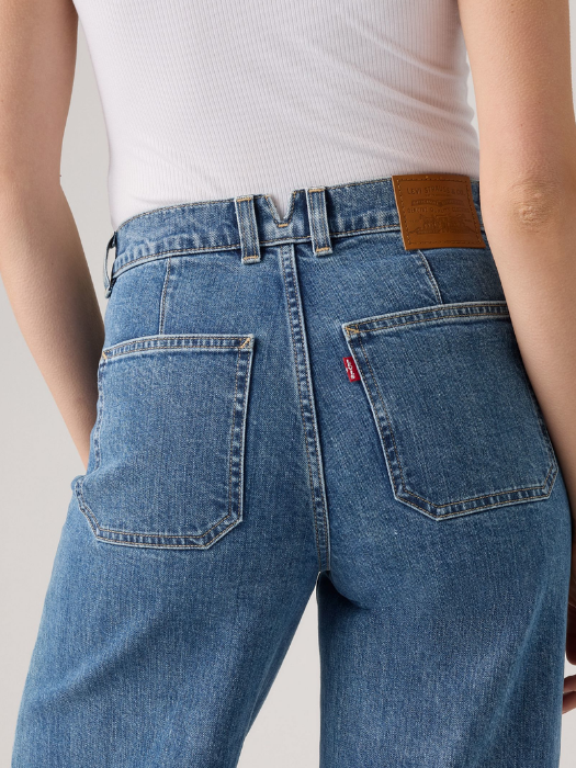 Levi's Blugi Albastri 728 Slim Femei [5]