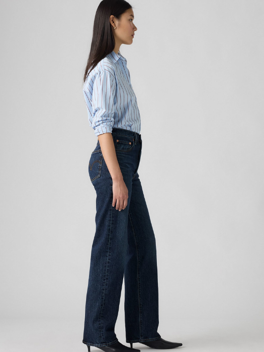 Levi's Джинсы Navy Ribcage Full Length Straight [3]