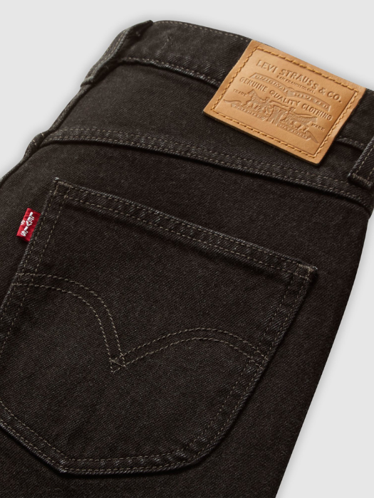 Levi's Blugi Negri Ribcage Western Straight Femei [6]