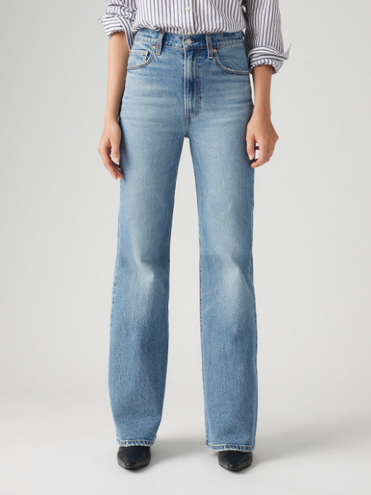 Levi's Женские Джинсы Синие RIBCAGE BELL Flare [4]