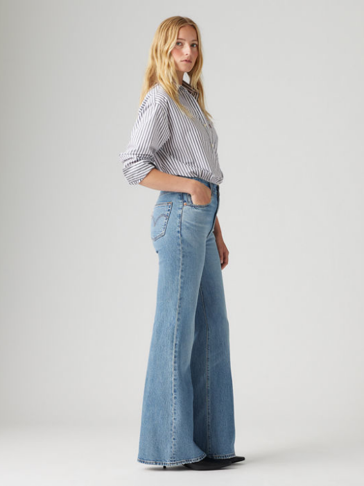 Levi's Женские Джинсы Синие RIBCAGE BELL Flare [3]