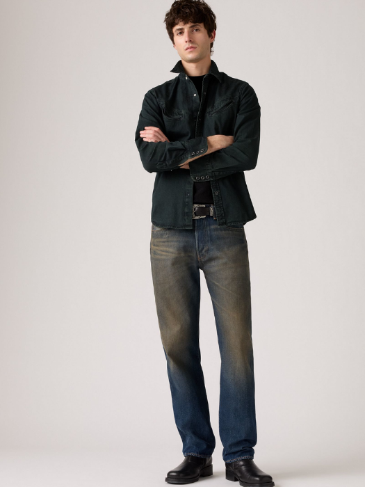 Levi's Blugi Navy 501 Regular Barbati [4]