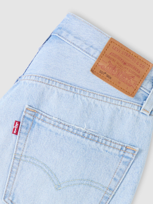 Levi's Blugi Albastri 501 90 Straight Femei [7]