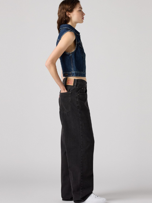 Levi's Женские Джинсы Чёрные 94 Baggy Baggy [2]