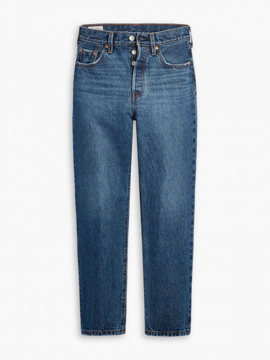 Levi's Женские Джинсы Синие 501 CROP Straight [4]