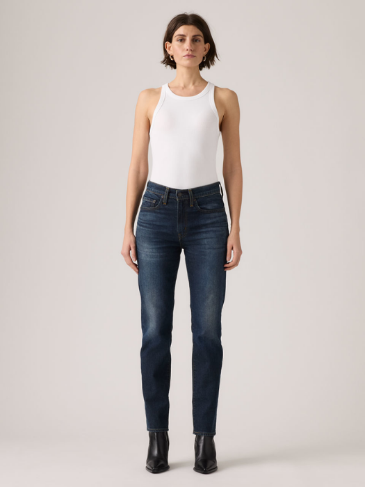 Levi's Blugi Albastri 724 Straight Femei [3]
