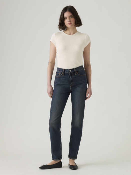 Levi's Женские Джинсы Темно-Синие WEDGIE SLIM Slim [2]