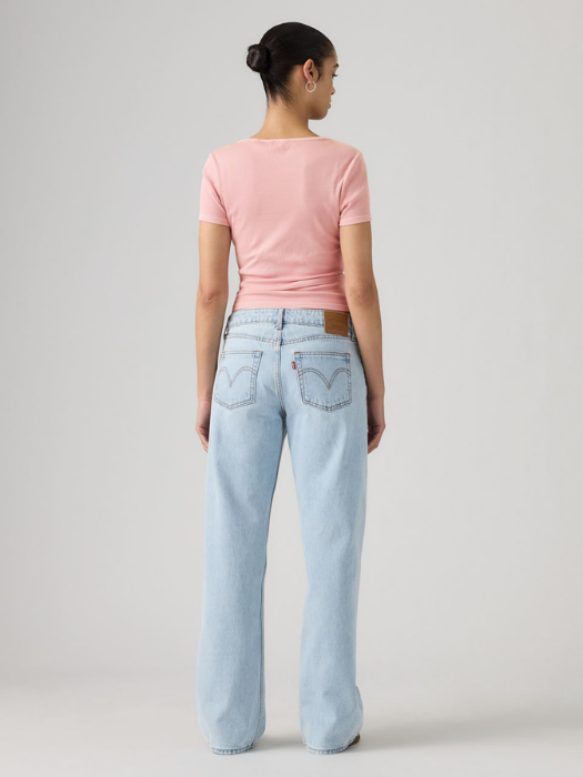 Levi's Blugi Roz Deschis Low Loose Loose Femei [5]
