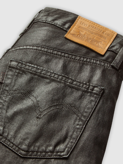 Levi's Blugi Negri Ribcage Wide Leg Ribcage Femei [6]