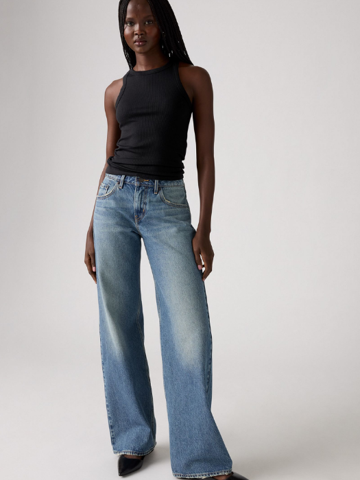 Levi's Blugi Navy Low Loose Relaxed Femei [3]