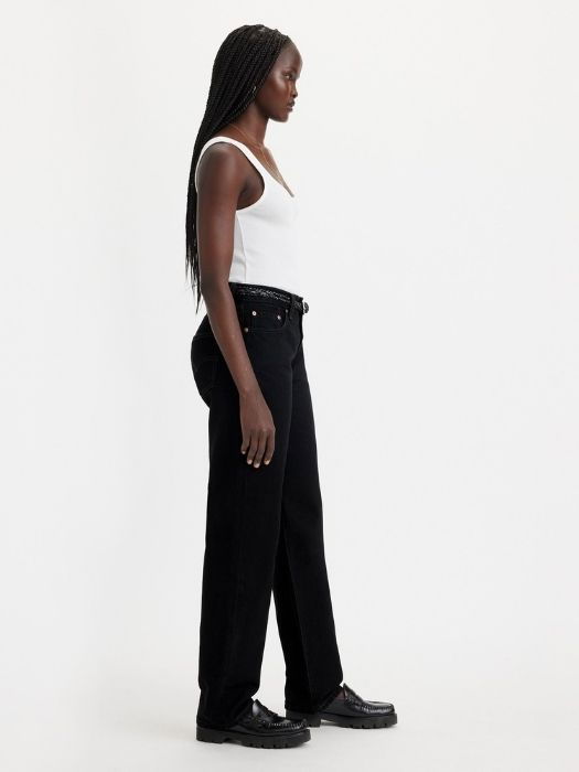 Levi's Женские Джинсы Чёрные 501 90 Straight [3]