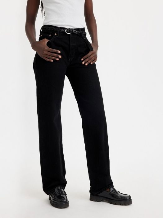 Levi's Blugi Negri 501 90 Straight Femei [4]
